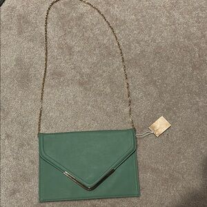 Francesca’s Elegant Green Envelope Clutch